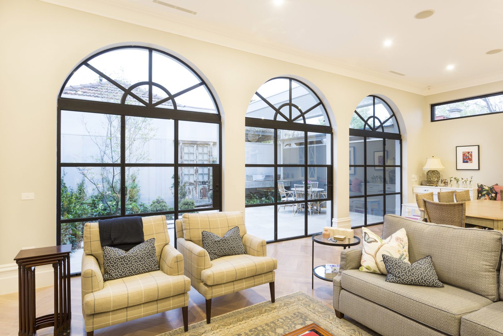 arched steel doors middle park