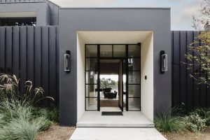 Steel Windows Entrance - Red Hill, Mornington Peninsula