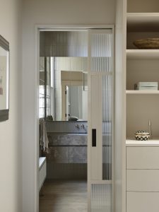 Steel Cavity Sliding Door with White Frame